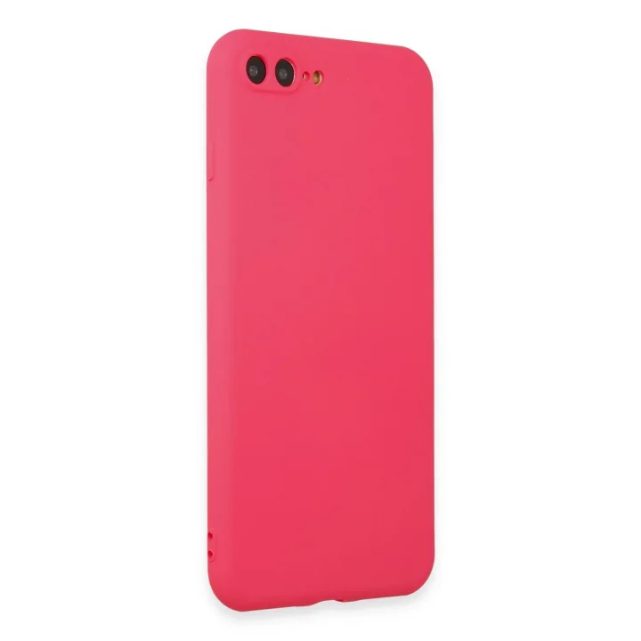 Mey İthalat®  iPhone 7 Plus Kılıf First Silikon - Pembe