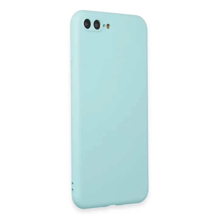 Mey İthalat®  iPhone 7 Plus Kılıf First Silikon - Turkuaz