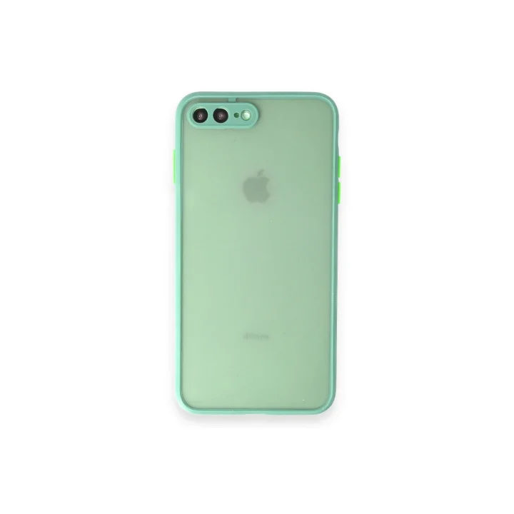 Mey İthalat®   iPhone 7 Plus Kılıf Montreal Silikon Kapak - Turkuaz