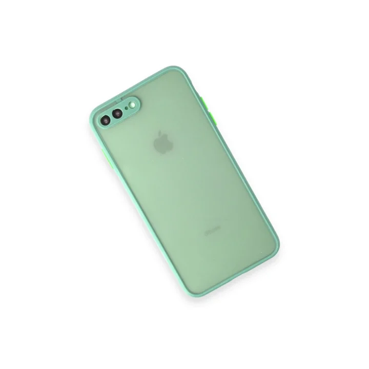 Mey İthalat®   iPhone 7 Plus Kılıf Montreal Silikon Kapak - Turkuaz