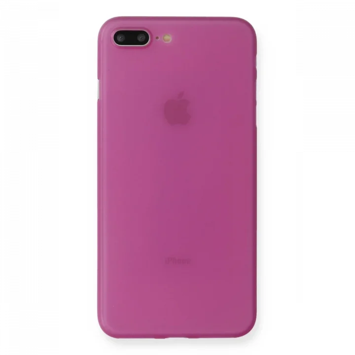 Mey İthalat®  iPhone 7 Plus Kılıf PP Ultra İnce Kapak - Pembe
