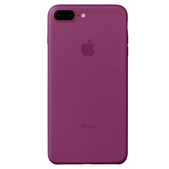Mey İthalat®  iPhone 8 Plus Kılıf PP Ultra İnce Kapak - Pembe