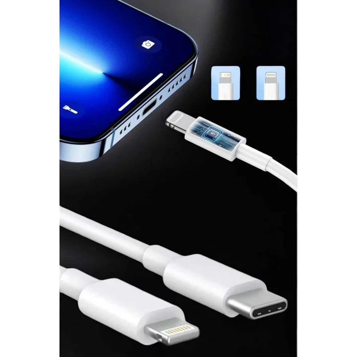 Mey İthalat® Iphone İOS Uyumlu Hızlı Şarj Kablosu Type C To Lightning 12 13 14 15 Pro Max