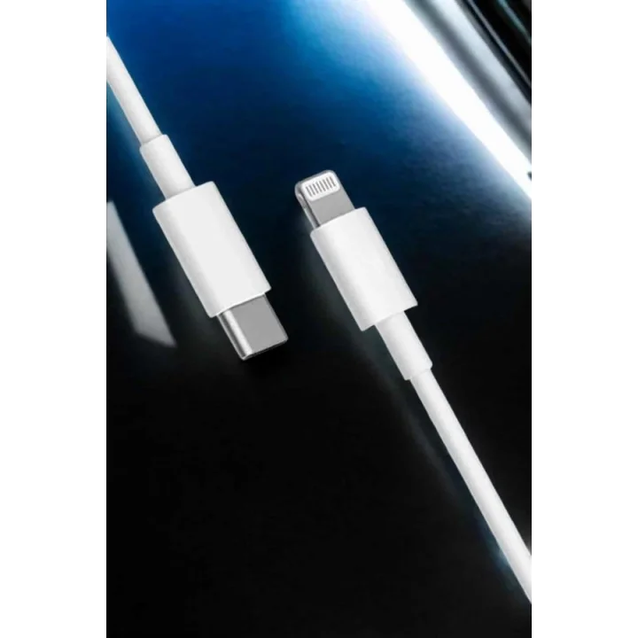 Mey İthalat® Iphone Uyumlu İOS Uyumlu Lightning Hızlı Şarj Tye C Lightning Şarj Kablosu