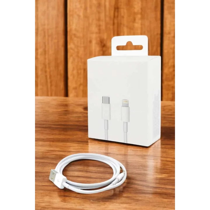 Mey İthalat® Iphone Uyumlu İOS Uyumlu Lightning Hızlı Şarj Tye C Lightning Şarj Kablosu
