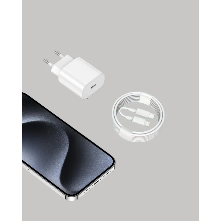 Mey İthalat® iPhone ve iPad Uyumlu 20W Güvenli USB-C Hızlı Şarj Adaptörü