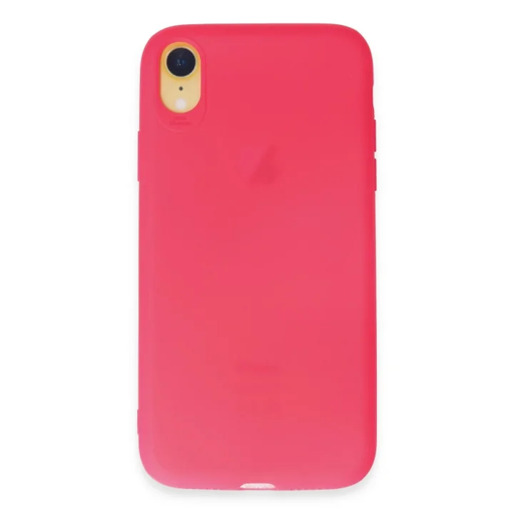 Mey İthalat®   iPhone XR Kılıf First Silikon - Pembe