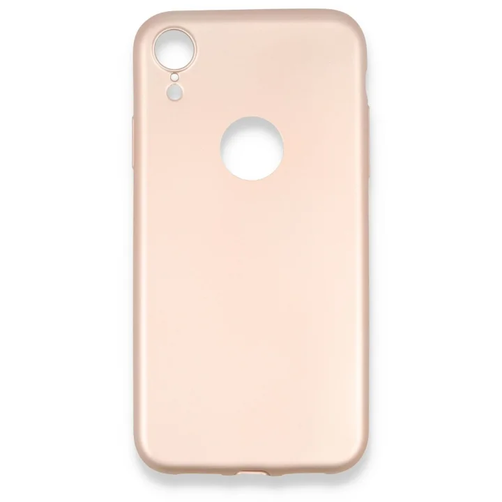 Mey İthalat®  iPhone XR Kılıf First Silikon - Rose Gold