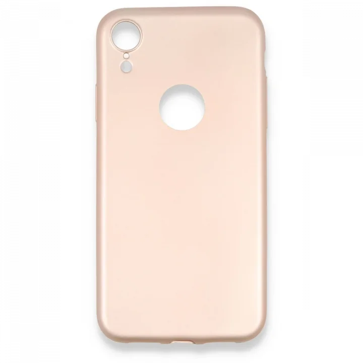 Mey İthalat®  iPhone XR Kılıf First Silikon - Rose Gold
