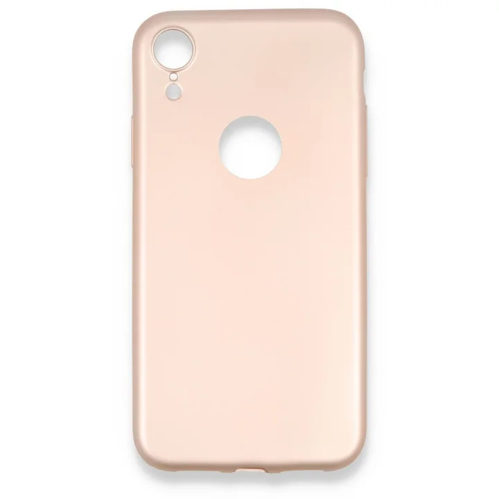 Mey İthalat®  iPhone XR Kılıf First Silikon - Rose Gold