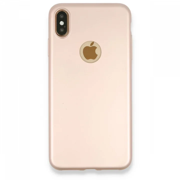 Mey İthalat®  iPhone XS Max Kılıf First Silikon - Rose Gold
