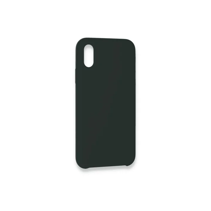Mey İthalat®   iPhone XS Max Kılıf Lansman Legant Silikon - Koyu Yeşil