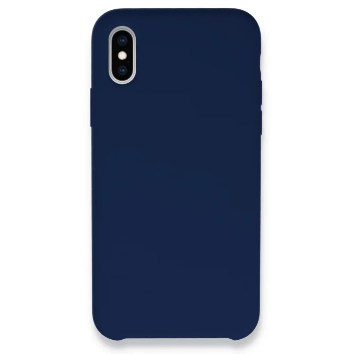 Mey İthalat®   iPhone XS Max Kılıf Lansman Legant Silikon - Lacivert