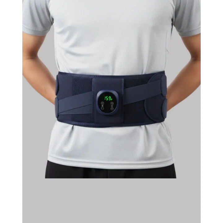 Mey İthalat® Dijital Ekranlı Isıtmalı Masaj Kemeri Bel Çevresi 100 cm Altı İçin Uygun