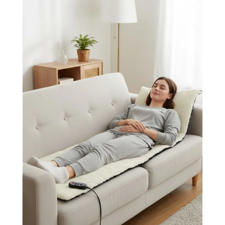 Mey İthalat® Isıtmalı Titreşimli Masaj Yatağı Tüm Vücut Rahatlatıcı Sistem