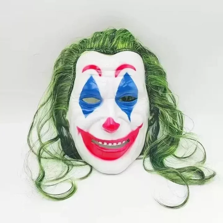 Mey İthalat® Joaquin Phoenix Joker Maskesi Yeşil Saçlı