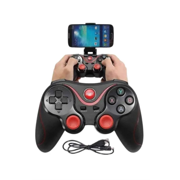 Mey İthalat® Joystik Gamepad Bluetooth Telefon Tutucu Oyun Kolu Telefon Android Uyumlu