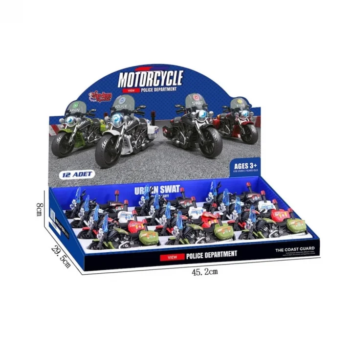 Mey İthalat® JW567-123 SÜRTMELİ GÜVENLİK MOTOSİKLETİ