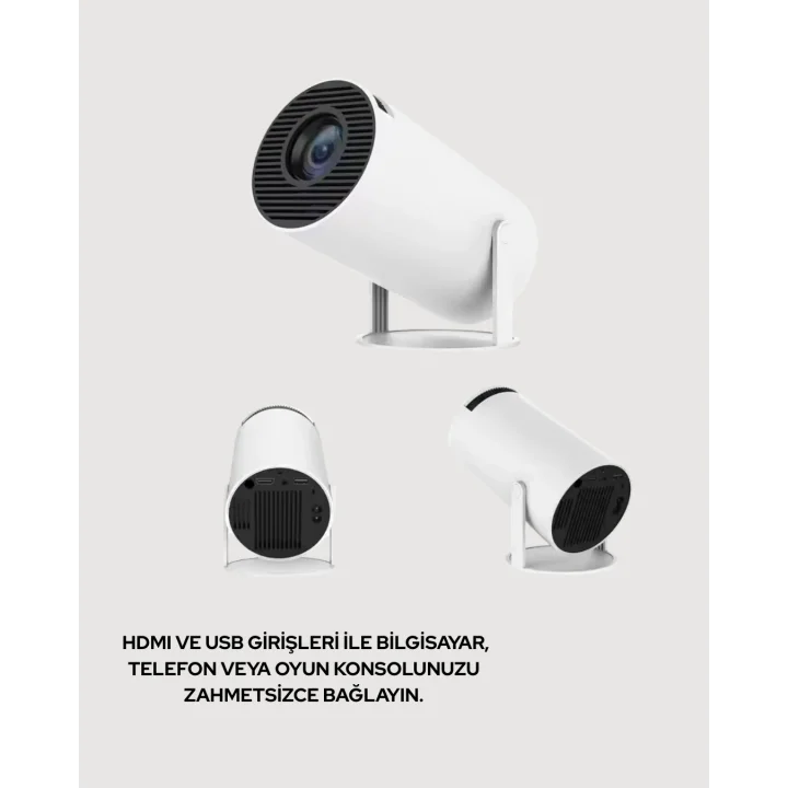 Mey İthalat® Kablosuz Bağlantılı Ultra Pro Projeksiyon