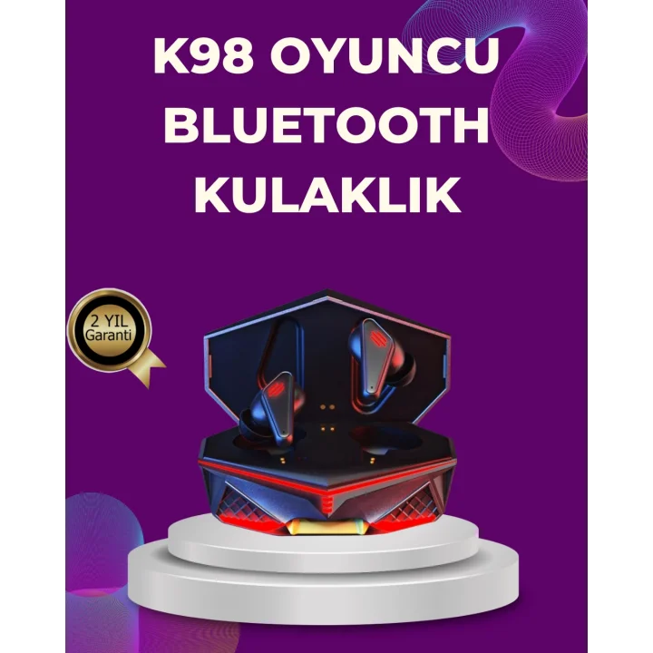 Mey İthalat® Kablosuz Bluetooth Gaming Kulaklık Led Işıklı