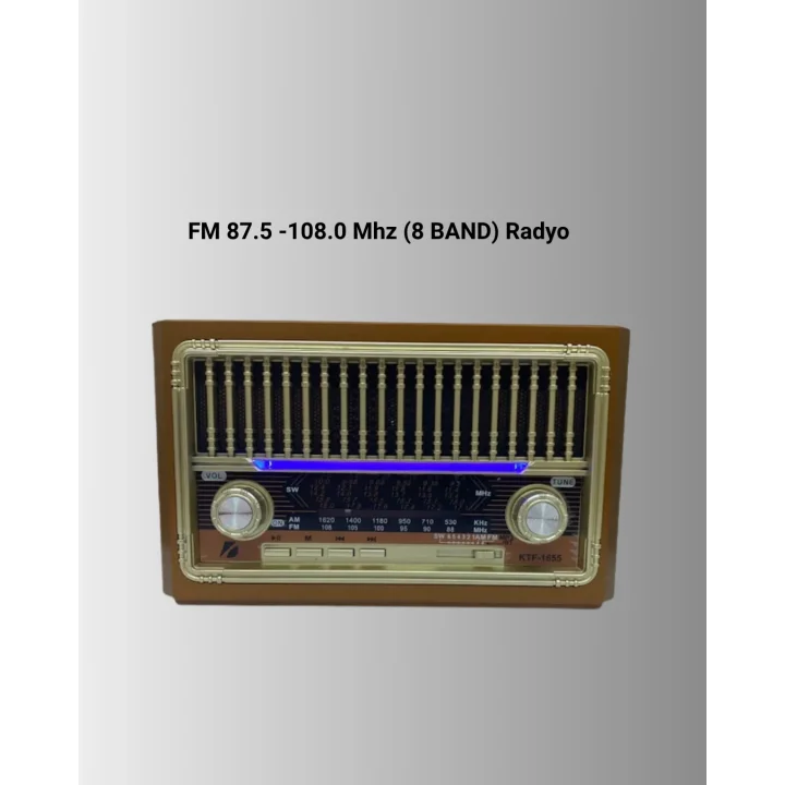 Mey İthalat® Kablosuz Bluetooth Hoparlör ve FM Radyo