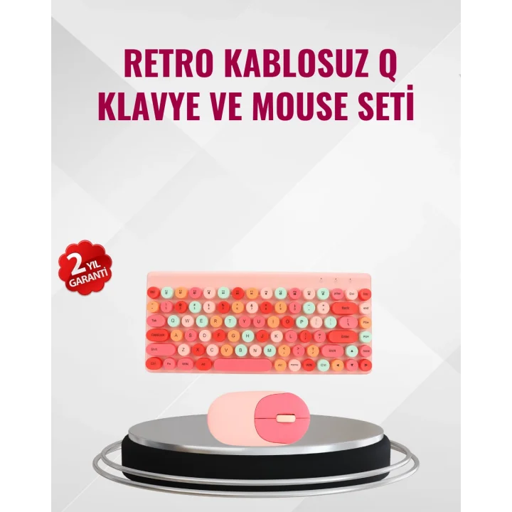 Mey İthalat® Kablosuz Bluetooth Klavye – Çoklu Cihaz Desteği, Akıllı Güç Tasarrufu