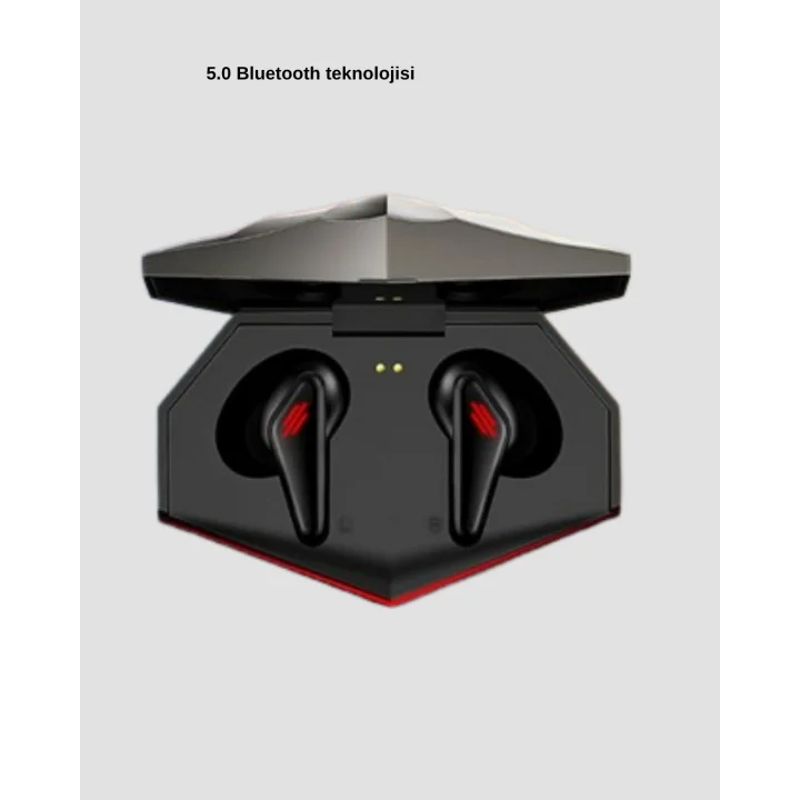 Mey İthalat® Kablosuz Bluetooth Kulaklık 5.0 Dokunmatik Kontrol Gürültü Engelleme