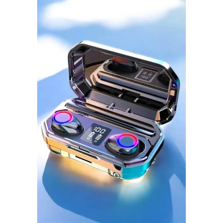 Mey İthalat® Kablosuz Bluetooth Kulaklık Dijital Göstergeli Uzun Pil Ömrü