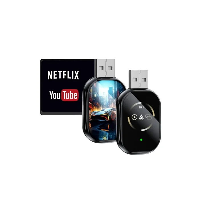 Mey İthalat® Kablosuz CarPlay ve Android Auto Adaptörü Tak Çalıştır Kullanım