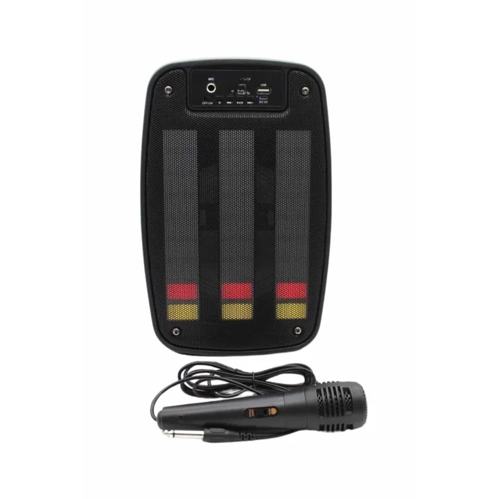 Mey İthalat® Kablosuz Hoparlör İOS ve Android Uyumlu Şarjlı SD Kart Girişli Bluetooth Hoparlör