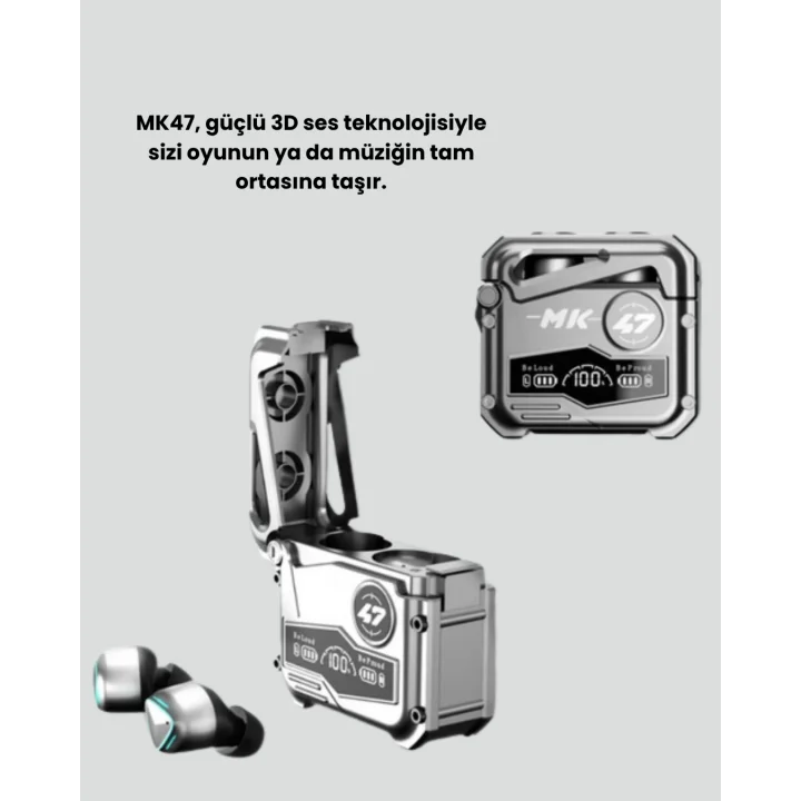 Mey İthalat® Kablosuz Kulaklık – 3D Ses ve Gürültü Engelleme