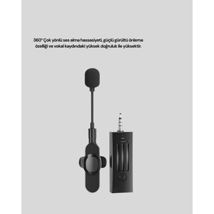 Mey İthalat® Kablosuz Mikrofon K35