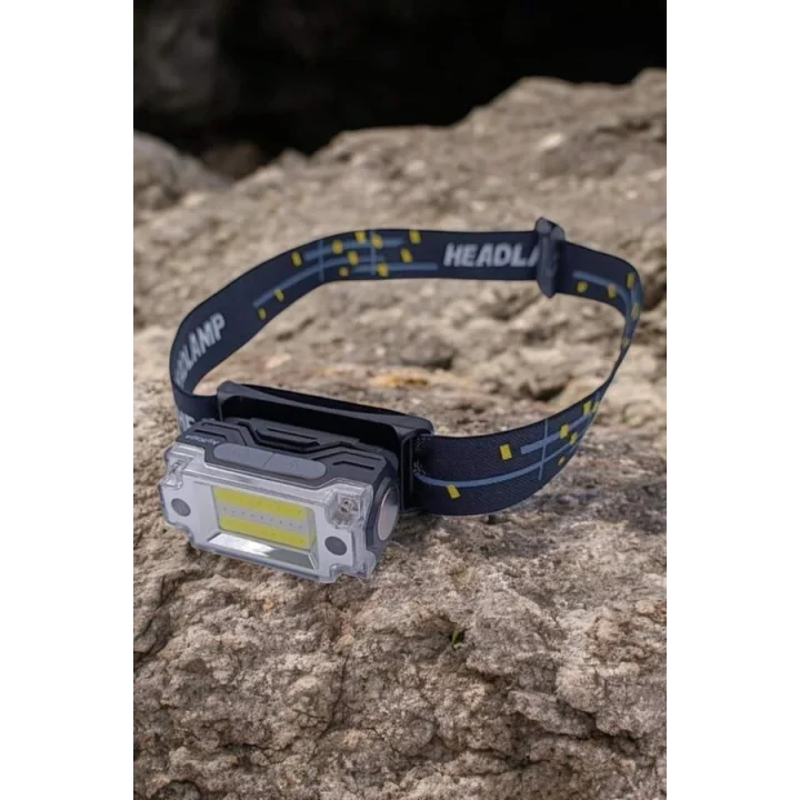 Mey İthalat® Kafa Lambası El Fenerli Kamp Lambası USB Şarjlı Esnek Lamba