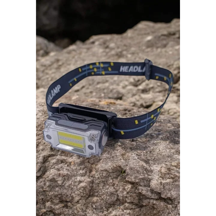 Mey İthalat® Kafa Lambası El Fenerli Kamp Lambası USB Şarjlı Esnek Lamba