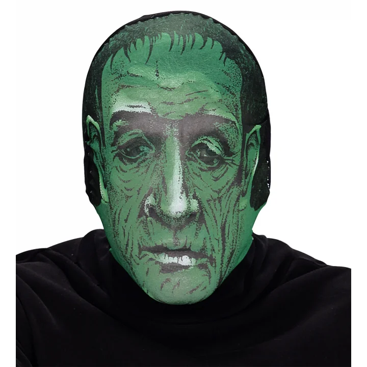 Mey İthalat® Kafaya Tam Geçmeli Bez Frankenstein Maskesi - Streç Korku Maskesi - 3D Baskılı Maske Model 5