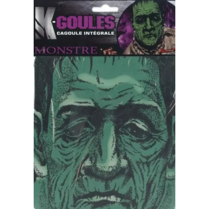 Mey İthalat® Kafaya Tam Geçmeli Bez Frankenstein Maskesi - Streç Korku Maskesi - 3D Baskılı Maske Model 5