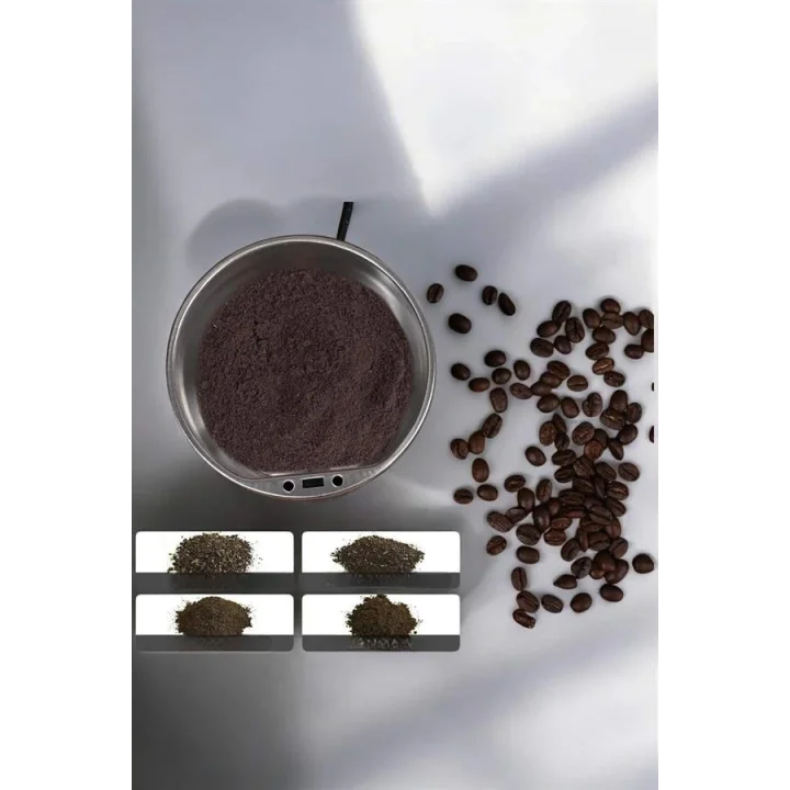 Mey İthalat® Kahve Ve Baharat Öğütücü Dayanıklı Paslanmaz Çelik Kolay Kullanım