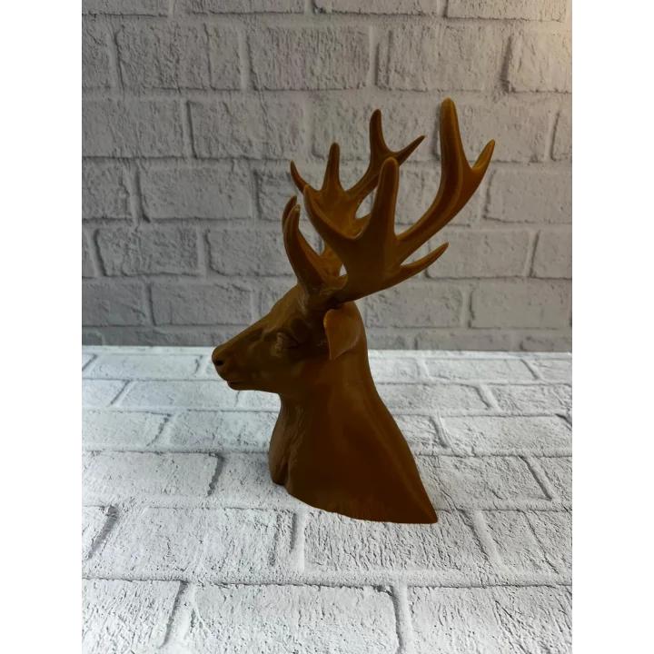 Mey İthalat® Kahverengi Geyik Biblo 23 cm Dekoratif Şık Tasarım