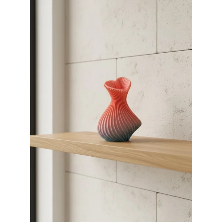 Mey İthalat® Kalp Tasarımlı Modern Dekor Vazo 15 cm Şık ve Estetik Görünüm
