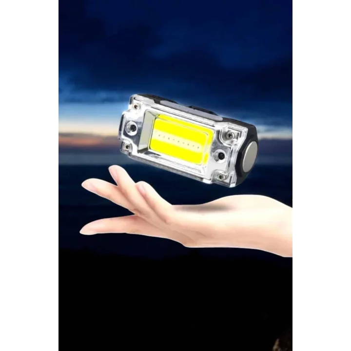 Mey İthalat® Kamp Feneri Balıkçı Feneri Başlıklı Suya Dayanıklı Kafa Lambası