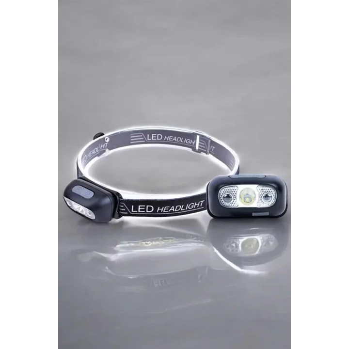 Mey İthalat® Kamp Lambası Led Işık Kafa Lambası Balıkçı Lambası Ayarlanabilir