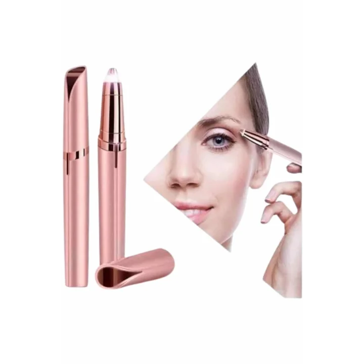 Mey İthalat® Kaş Bıyık Tüy Epilasyon Aleti Pilli Yüz Kaş Epilatör Kıl Tüy Alma Epilasyon