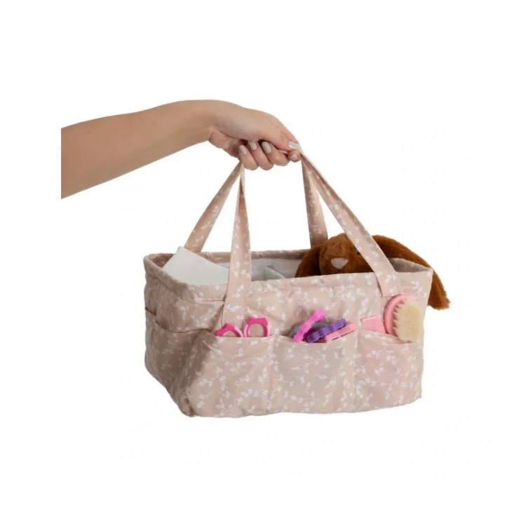 Mey İthalat®  Katlamalı Anne & Bebek Organizer 795 Somon Çiçek