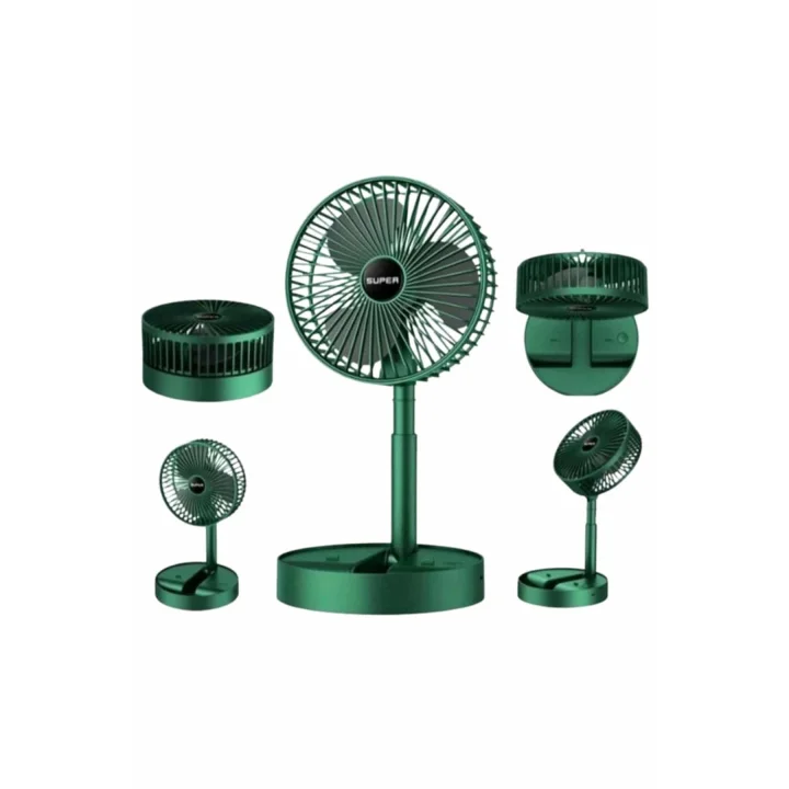 Mey İthalat® Katlanabilir Usb Şarjlı Masaüstü Soğutucu Mini Fan Telefon Tutucu
