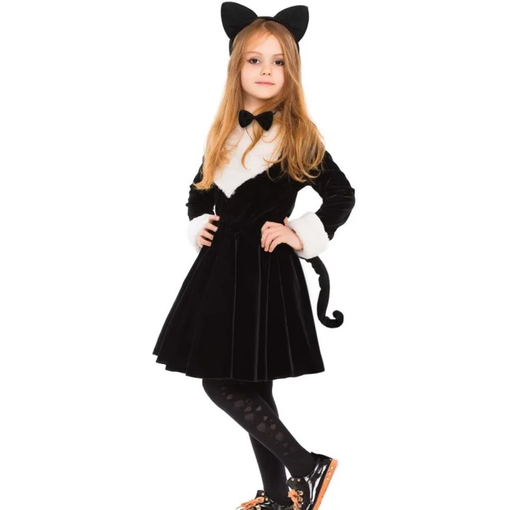 Mey İthalat® Kedi Kostüm Taç Kuyruk Papyon Seti 1 Adet