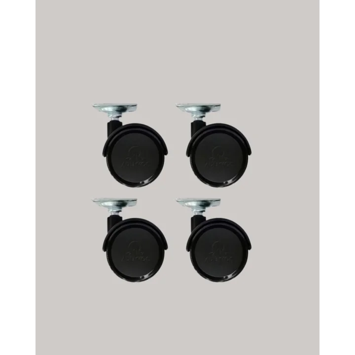 Mey İthalat® Kilitsiz 4 cm Tekerlek Ayak 4’lü Set Sessiz ve Dayanıklı