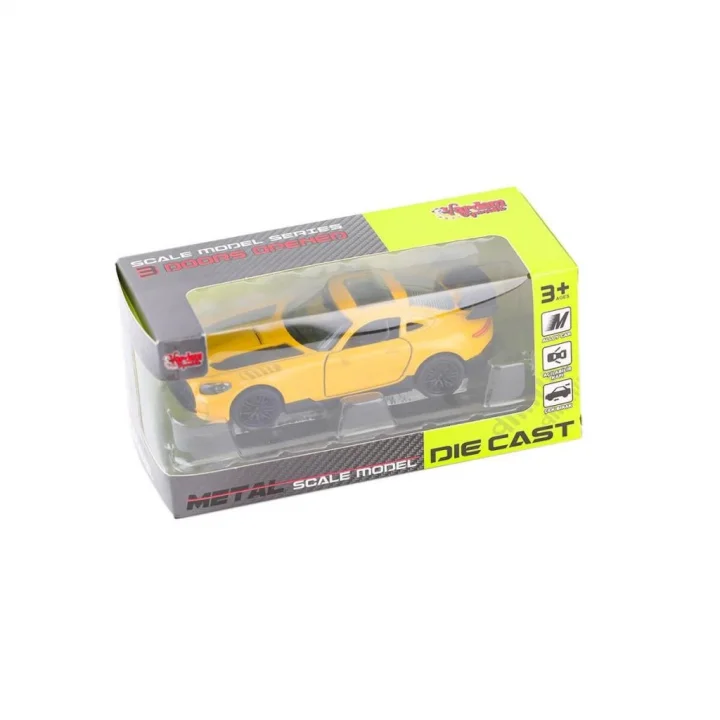 Mey İthalat® KM-36201A-Kutulu Çek Bırak 1:36 Metal Araba