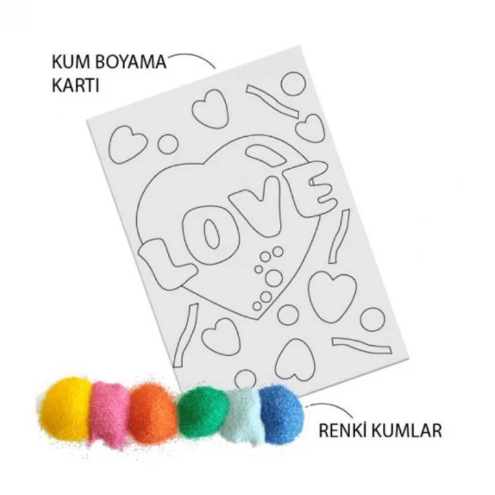 Mey İthalat® KM5027  Kum Boyama