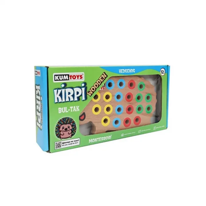 Mey İthalat® KM5655 Ahşap Kirpi Bultak -toys