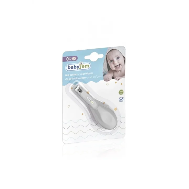 Mey İthalat®  Kolay Kavrama Bebek Tırnak Makası 576 Gri